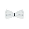thumbnail image 1 of INSPIRE CHIC Men's Formal Solid Pre-Tied Bow Ties Bowties Adjustable Strap, 1 of 5