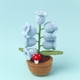 thumbnail image 2 of Lámpara de flores de ganchillo hecha a mano, luz de noche de ganchillo con flores artificiales y 7 cálidas decoraciones de mesa para dormitorio., 2 of 3