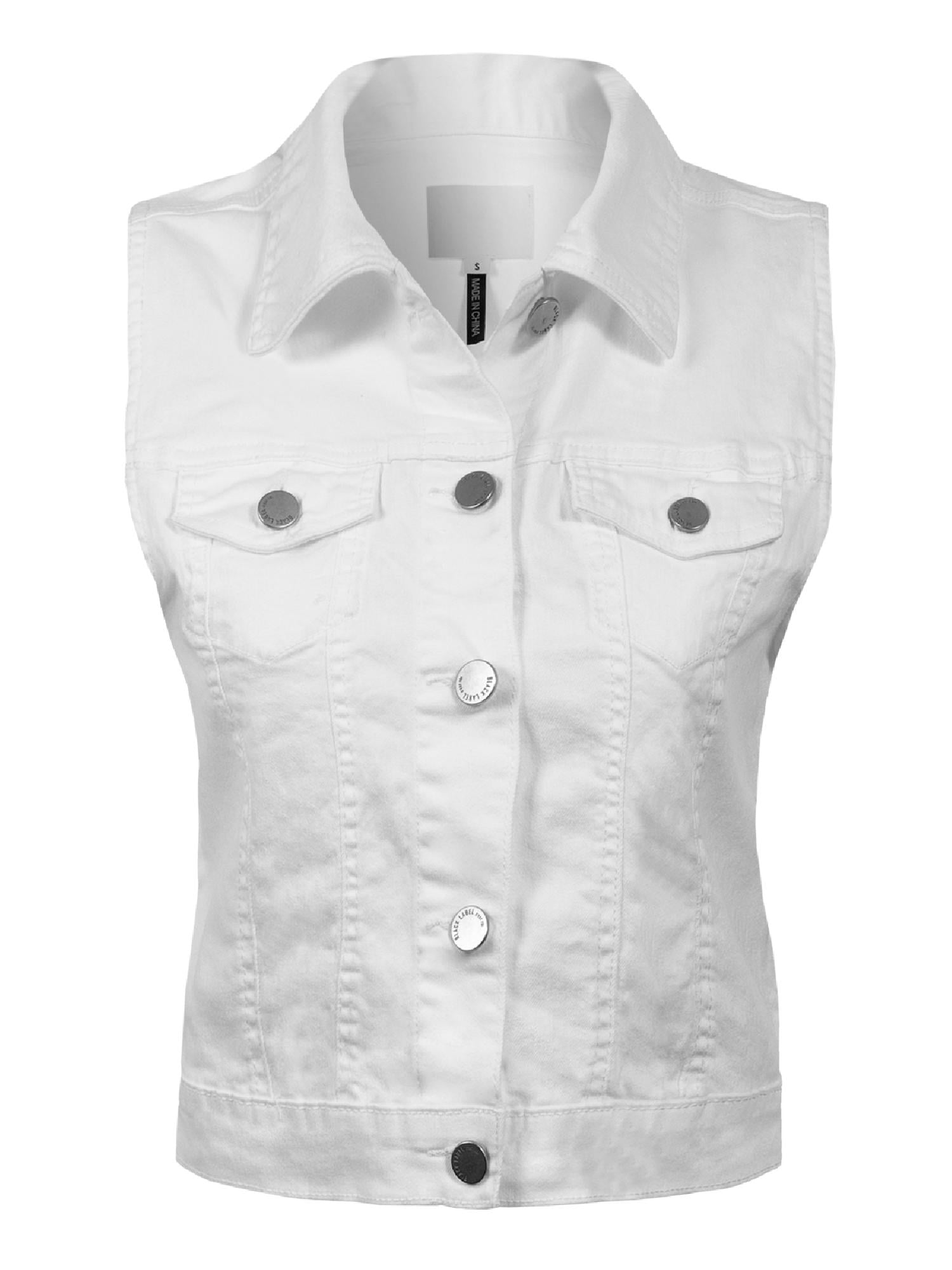 walmart white jean jacket