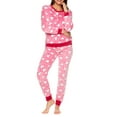 thumbnail image 4 of Sleep & Co. Women's & Women's Plus Plush Top and Pant Pajama Sleep Set, 4 of 6