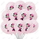 thumbnail image 5 of Globos de látex de Minnie Mouse de Disney, color rosa, para fiestas de baby shower, decoraciones para fiestas de cumpleaños de niñas, decoración de bodas, 10 o 20 unidades, 5 of 5