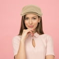 thumbnail image 1 of BESTYASH Boina Beret Clásica Para En Khaki Para Y Casual, 1 of 6
