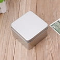 thumbnail image 5 of YIEMEEN 9x9cm Small Metal Tin Silver Storage Box for Case Organizer For Money Coin Candy, 5 of 9