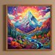 thumbnail image 3 of Pintura de diamante 5D DIY, taladro redondo completo, Kit de montañas silenciosas, decoración del hogar, 30x30cm, 3 of 9