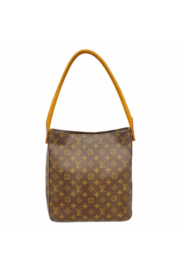 Pre-Owned Louis Vuitton Monogram Looping GM Shoulder Bag M51145 Brown Women's