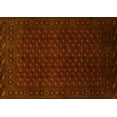 thumbnail image 1 of Ahgly Company Indoor Rectangle Persian Yellow Traditional Area Rugs, 2' x 5', 1 of 4