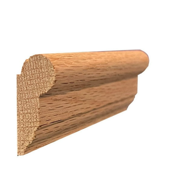 Picture Rail EWPC11, 11/16" x 1-5/8", Red Oak, 95"