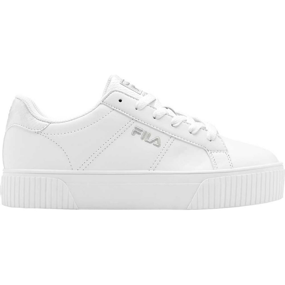 FILA - Women's Fila Panache Sneaker White/White/Metallic Silver ...