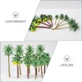 thumbnail image 2 of 36Pcs Train Scenery Landscape Trees Miniature Trees Architecture Building DIY Trees, 2 of 9