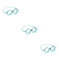 thumbnail image 2 of maskred Adult Optical Trial Lens Frame Eyeglasses Optometry Optician Tool Optic Blue 54mm 3Set, 2 of 6
