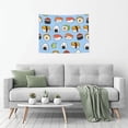 thumbnail image 5 of Hirioo Kawaii Sushi Print Tapestry Lightweight Fabric for Bedroom Aesthetic Home Wall Dorm Décor Living Room Decor 29x37 Inch, 5 of 8