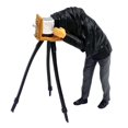 thumbnail image 3 of Miniature Miniature People Model Figurines Resin Figures Landscape Desktop Ornament , Camera, 3 of 8