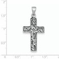 thumbnail image 2 of Pendentif en Forme de Croix de Rouleau Antique en Argent Sterling 925, 2 of 2
