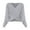 Grey, variant on Women Lightweight Breathable Solid Color Black Red Soft Chiffon Long Fashion Scarves Sun-Proof Shawls Wrap