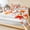 White, variant on Twin Sze Fitted Sheet Set - Fall Maple Leaves 2 Piece Bedding Sets 16" Deep Pocket Fitted Sheet with 1 Pillowcase, Vintage Rustic Botanical Farmhouse Beige Brushed Microfiber Hotel Luxury Bed Sheets