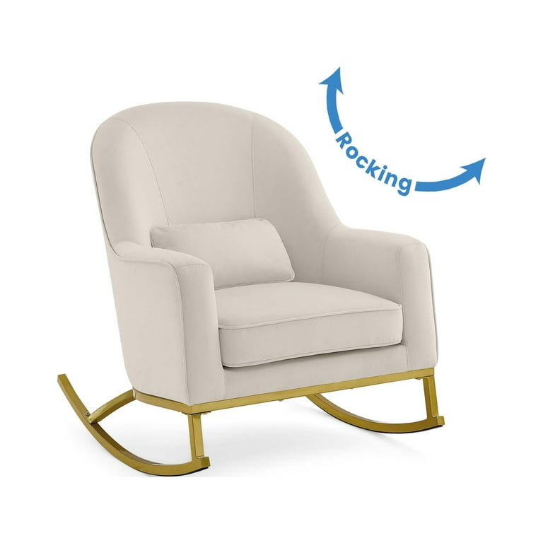 Walmart white online rocking chair