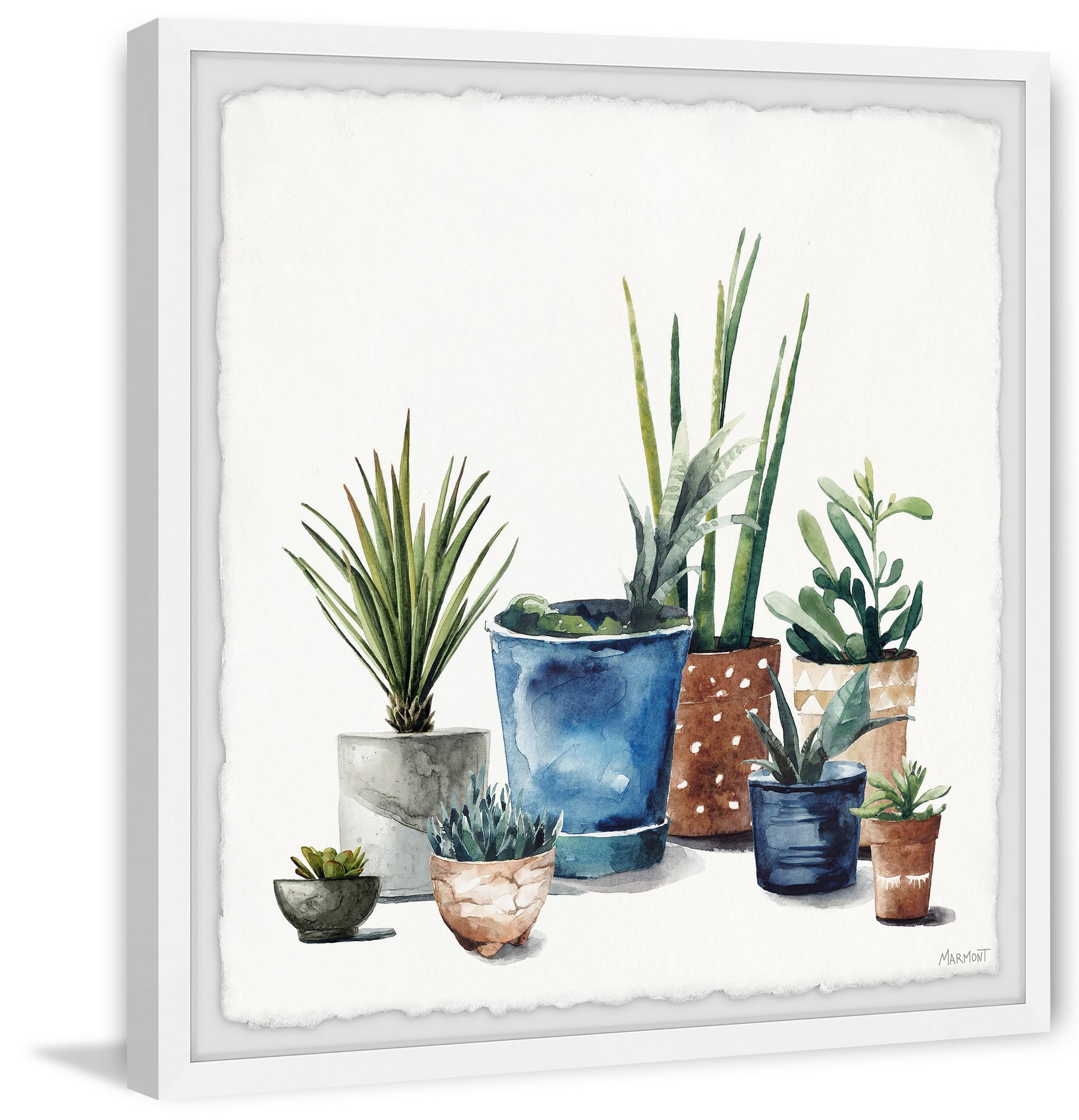 Marmont Hill Indoor Succulents Framed Wall Art