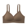 thumbnail image 2 of ATOYSOY Wireless Women Bras Comfortable Seamless Delta Cup Bra No Underwire Adjustable Straps Solid Color For Everyday Wear And Light Activities, 2 of 5