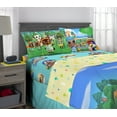 thumbnail image 6 of Animal Crossing Kids Full Bed in a Bag, Gaming Bedding, Comforter and Sheets, Green, 6 of 10