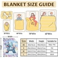 thumbnail image 3 of Personalized Kids Blanket with Initial Name, 80 x 60 Inches Soft Cozy Monogram Blanket Gift for Girls Women, Butterfly Lovers, Cool Warm Throw Blanket for Bed, Living Room, Home Decor, 3 of 6