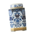 thumbnail image 2 of veasfak Ceramic Tea Canister Chinese with Sealed Lid for Office Dining Table Kitchen D, 2 of 9