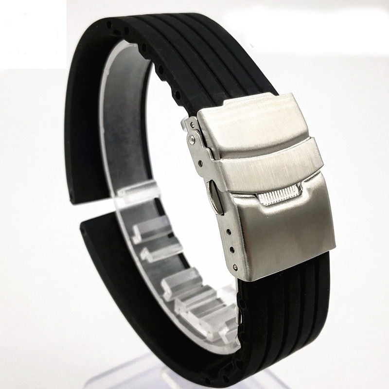 rubber wrist watch