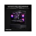 thumbnail image 3 of Phanteks XT View, Mid-Tower Gaming Chassis, Tempered Glass Front and Side Window, USB-C 3.2 Gen2, 3x M25-120 D-RGB fans included, Black, 3 of 5