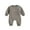 Grey, variant on Baby Boys Coveralls Long Sleeve Letter Print Fall Winter Romper Casual Coverall Onesies