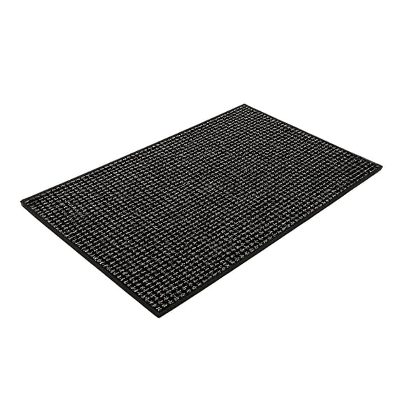 Cadancy Doormat Woven Texture Non Slip Backing Entryway Rug for Front Door Mudroom Patio Low Profile Absorbent Floor Mat Machine Washable Home Kitchen Accent Carpet Pad