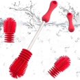 thumbnail image 4 of Herramienta de limpieza multifuncional NQ con mango largo y silicona rojo, 4 of 4