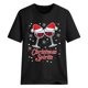 thumbnail image 3 of Gibobby Tops navideños para Mujer Camiseta con gráfico navideño para mujer, divertida y camiseta de para ver películas, cuello redondo, camiseta de manga corta(Negro,G), 3 of 4