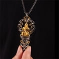 thumbnail image 5 of Handmade Snake King Vajra Dainichi Nyorai Tibetan Traditional Vintage Pendant Spiritual Buddhist Amulet Jewelry, 5 of 9