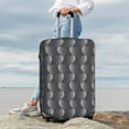 thumbnail image 7 of Honeii Silver Glitter Hearts Elastic Luggage Cover, featuring double-sided printing, is the ideal companion for travel, business trips, and daily use(not included suitcase )-Small, 7 of 7