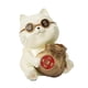thumbnail image 5 of Creative Lucky Cat Estatuas Animales Escultura Ornamento Macetas Obra de arte Florero Figuras de resina para cocina Escritorio Empresas Tienda Beige Gloria Estatuilla del gato de la suerte, 5 of 9