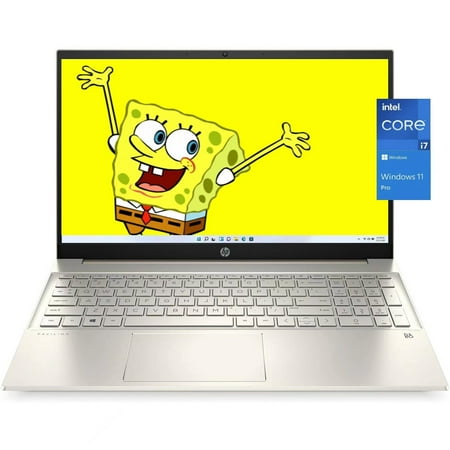 New HP Pavilion 15t-eg300 Laptop,15.6" FHD,Intel Core i7-1355U,up to 5.0Ghz,32GB RAM,1TB SSD ,Backlit Keyboard ,Webcam, HDMI,Wifi 6,Bluetooth,Windows 11 Pro,Warm Gold