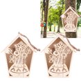 thumbnail image 4 of Bird House Bird Cage, Bird Nests, Soft Texture Beautiful Flower Patterns Hollow For Home Bird'S Nests, 4 of 8