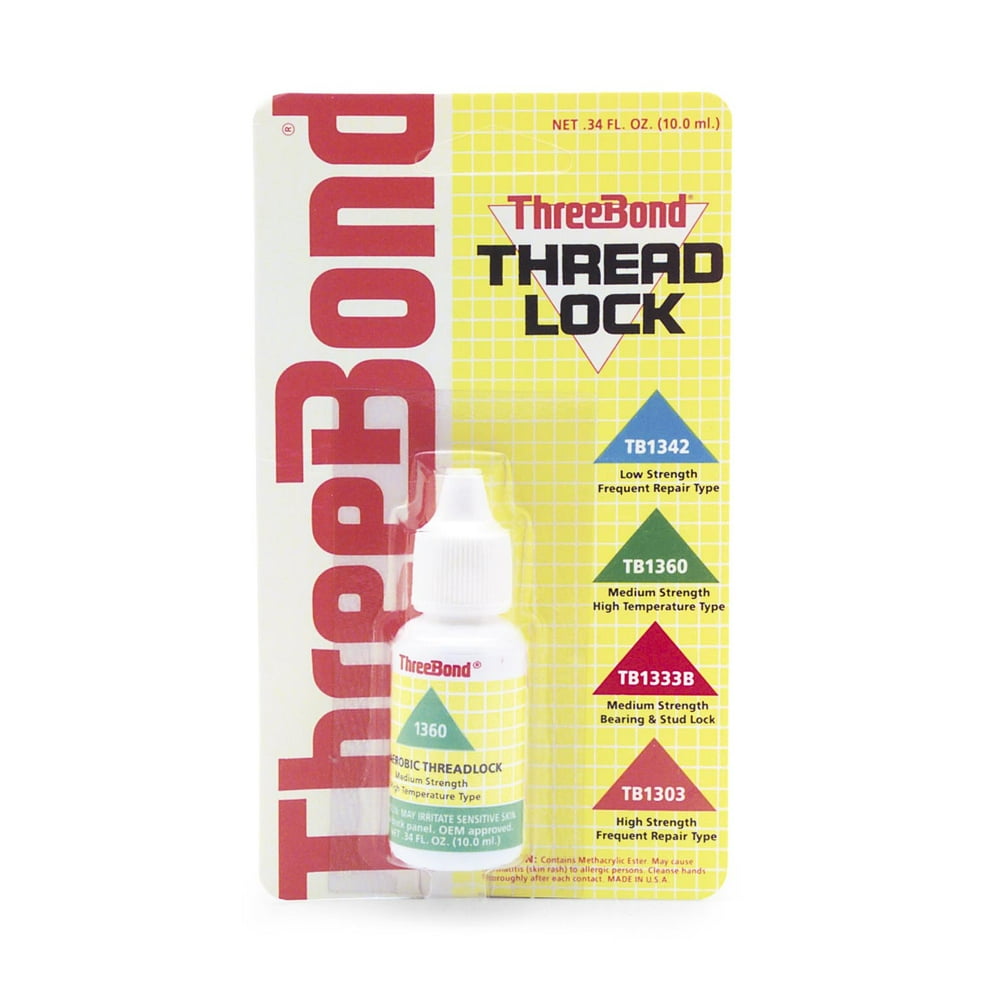 Three Bond 1360AT003US Medium Hi Temperature Thread Lock 10 ml