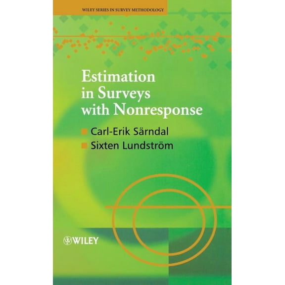 Wiley Survey Methodology Estimation in Surveys with Nonresponse, Book 566, (Hardcover)