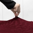thumbnail image 2 of TOPCHANCES L Shape Sofa Cover, Sectional Couch Slipcover with 2pcs Pillowcases, Spandex Non Slip Furniture Protector for L-Shape 3 Seater + 4 Seater Corner Couch (Burgundy), 2 of 9