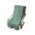 thumbnail image 4 of Mint Soft Flannel Fleece Throw Blanket, Classic Lace Pattern with Details Shabby Form Feminine Vivid Vintage Image, Cozy Plush for Indoor and Outdoor Use, 60" x 80", Teal Turquoise, by Ambesonne, 4 of 6