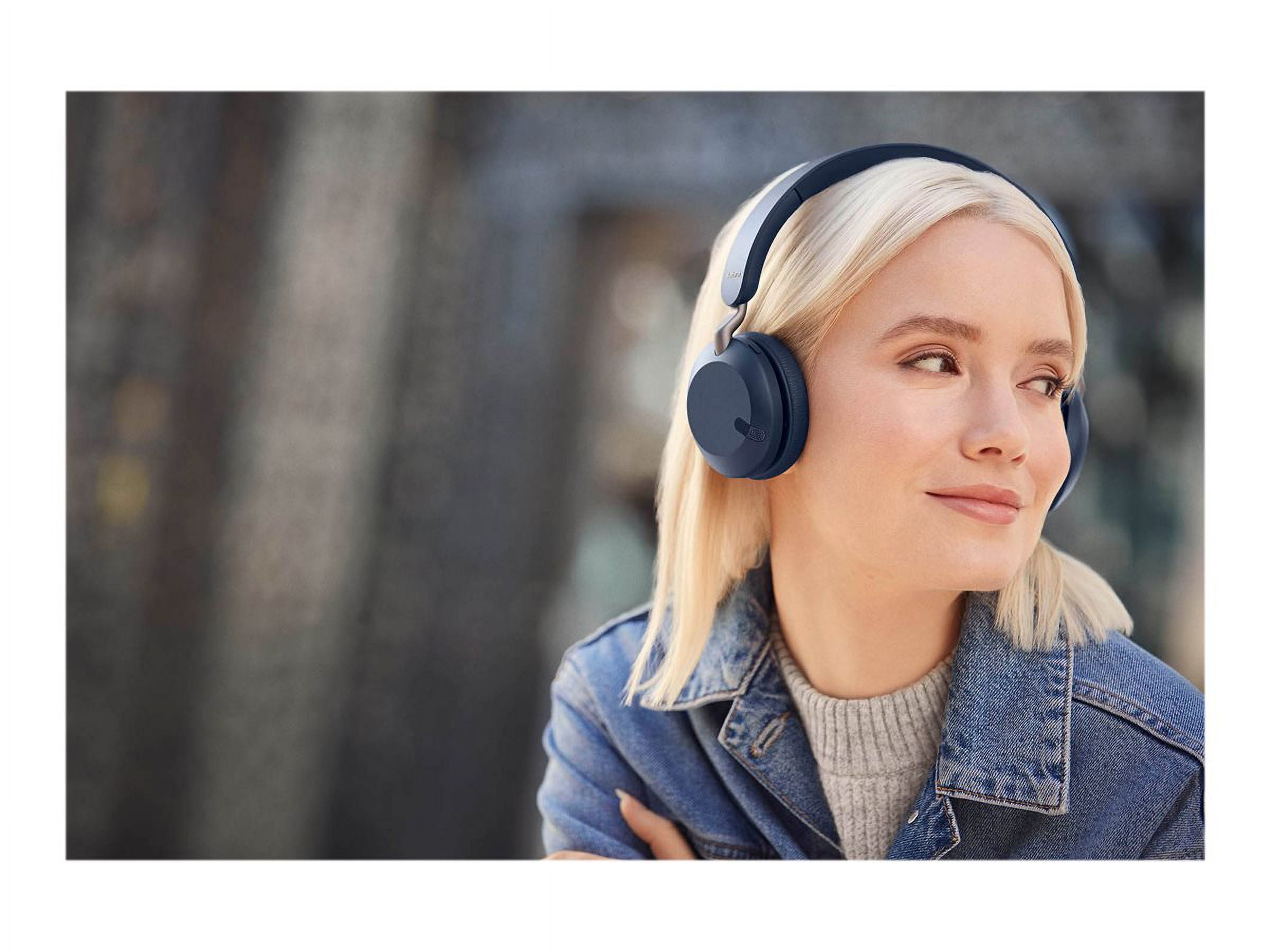 Jabra Elite 45h - Compact On-Ear Wireless Headphones with 50-Hours