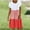 za-Red, variant on fartey Sundresses for Women 2023 Trendy Stripe Dot Print Loose Fit Mini Dress Lounge Crew Neck Short Sleeve Dresses, S-5XL