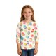 thumbnail image 4 of Blusas y camisas de manga larga con cuello redondo y estampado de Pascua, camiseta interior de cuello redondo y manga tres cuartos para niños de talla mediana y grande., 4 of 9