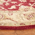 thumbnail image 2 of SAFAVIEH Antiquity Bethanie Traditional Wool Area Rug, Red/Gold, 4'6" x 6'6" Oval, 2 of 6