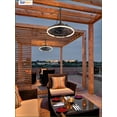 thumbnail image 5 of Zardon 20" Modern Outdoor Ceiling Fan with Light - Remote & App Control, 6 Speeds, 3 Color Temperatures for Patio, Entryway, Outdoor, Black, 5 of 10