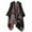 Black, variant on Women’s Spring Shawl Wrap Open Front Poncho Cape Cardigan Coat Oversized Plaid Sweaters Scarf for Fall and Winter