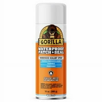 Gorilla 104054 Rubberized Waterproof Patch & Seal, White, 14-oz. Spray - Quantity 6