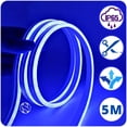 thumbnail image 2 of Tira led neon azul flexible unicolor 5 metros solo rollo impermeable DOSYU  DY-YL08, 2 of 8