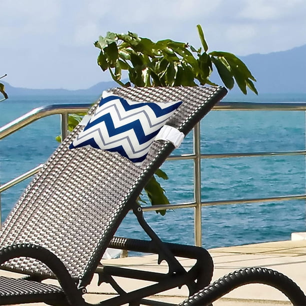 Coussin Accoudoir Réglable Pour Jardin, Patio, Plage - 23x18cm - Noir