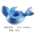 thumbnail image 1 of 现货供应充气火烈鸟甜甜圈柠檬西瓜菠萝螃蟹爱心杯座充气水上杯垫as the picture Deng Xun unisex, 1 of 2
